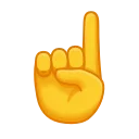 ☝️-Animated Emoji, Telegram Sticker