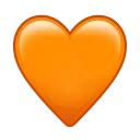 🧡-Animated Emoji, Telegram Sticker
