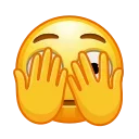 🫣-Animated Emoji, Telegram Sticker