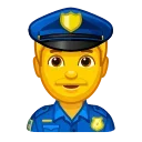 👮‍♂️-Animated Emoji, Telegram Sticker