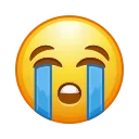 😭-Animated Emoji, Telegram Sticker