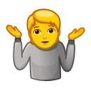🤷-Animated Emoji, Telegram Sticker