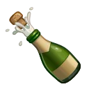 🍾-Animated Emoji, Telegram Sticker