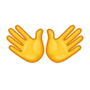 👐-Animated Emoji, Telegram Sticker