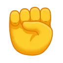 ✊-Animated Emoji, Telegram Sticker