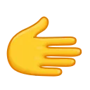 🫱-Animated Emoji, Telegram Sticker