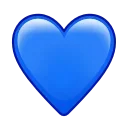 💙-Animated Emoji, Telegram Sticker