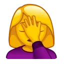 🤦‍♀️-Animated Emoji, Telegram Sticker