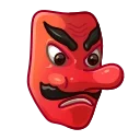 👺-Animated Emoji, Telegram Sticker