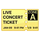 🎫-Animated Emoji, Telegram Sticker