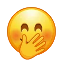 🤭-Animated Emoji, Telegram Sticker