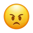 😠-Animated Emoji, Telegram Sticker