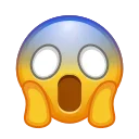 😱-Animated Emoji, Telegram Sticker