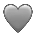 🩶-Animated Emoji, Telegram Sticker