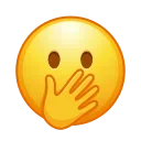 🫢-Animated Emoji, Telegram Sticker