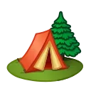 🏕️-Animated Emoji, Telegram Sticker