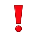 ❗-Animated Emoji, Telegram Sticker