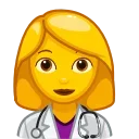 👩‍⚕️-Animated Emoji, Telegram Sticker
