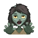 🧟‍♀️-Animated Emoji, Telegram Sticker