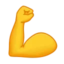 💪-Animated Emoji, Telegram Sticker