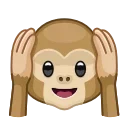 🙉-Animated Emoji, Telegram Sticker