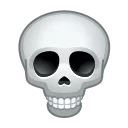 💀-Animated Emoji, Telegram Sticker