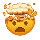 🤯-Animated Emoji, Telegram Sticker