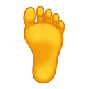 🦶-Animated Emoji, Telegram Sticker