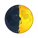 🌓-Animated Emoji, Telegram Sticker
