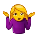 🤷‍♀️-Animated Emoji, Telegram Sticker