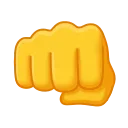👊-Animated Emoji, Telegram Sticker