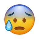😰-Animated Emoji, Telegram Sticker