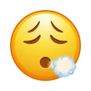 😮‍💨-Animated Emoji, Telegram Sticker