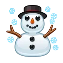☃️-Animated Emoji, Telegram Sticker