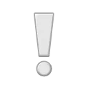 ❕-Animated Emoji, Telegram Sticker