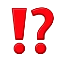 ⁉️-Animated Emoji, Telegram Sticker