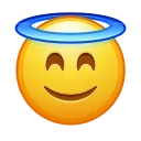😇-Animated Emoji, Telegram Sticker