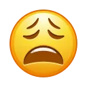 😩-Animated Emoji, Telegram Sticker