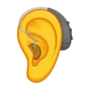 🦻-Animated Emoji, Telegram Sticker