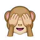 🙈-Animated Emoji, Telegram Sticker