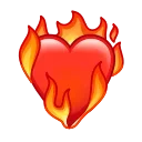 ❤️‍🔥-Animated Emoji, Telegram Sticker