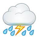 ⛈-Animated Emoji, Telegram Sticker