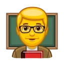 👨‍🏫-Animated Emoji, Telegram Sticker