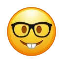 🤓-Animated Emoji, Telegram Sticker