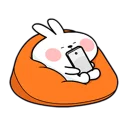😞-[Animation] Spoiled Rabbit, Telegram Sticker