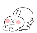 ☹-[Animation] Spoiled Rabbit, Telegram Sticker