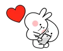 ❤-[Animation] Spoiled Rabbit, Telegram Sticker