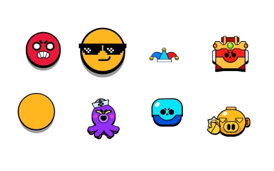 Anim Default Pins @BrawlStarsStik