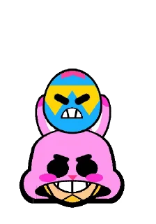 🥚-Anim Default Pins @BrawlStarsStik, Telegram Sticker