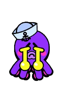 😭-Anim Default Pins @BrawlStarsStik, Telegram Sticker